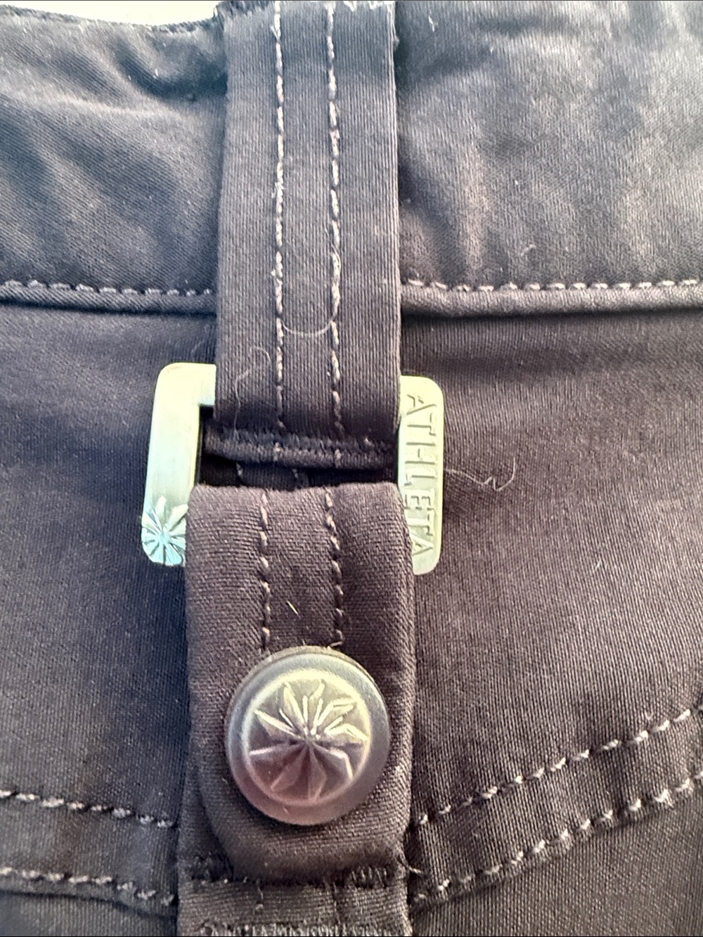 Athleta Black Athletic Skort with Inner Shorts - Picture 6 of 7